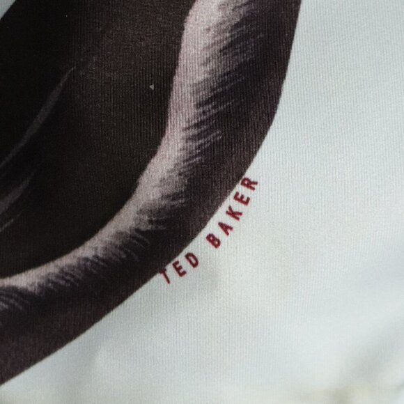 Ted Baker London Women's Sz M Floral‎ Sleeveless Activewear Stretch Sports Bra - Picture 8 of 11